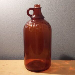 Vintage Purex half gallon glass jug with handle